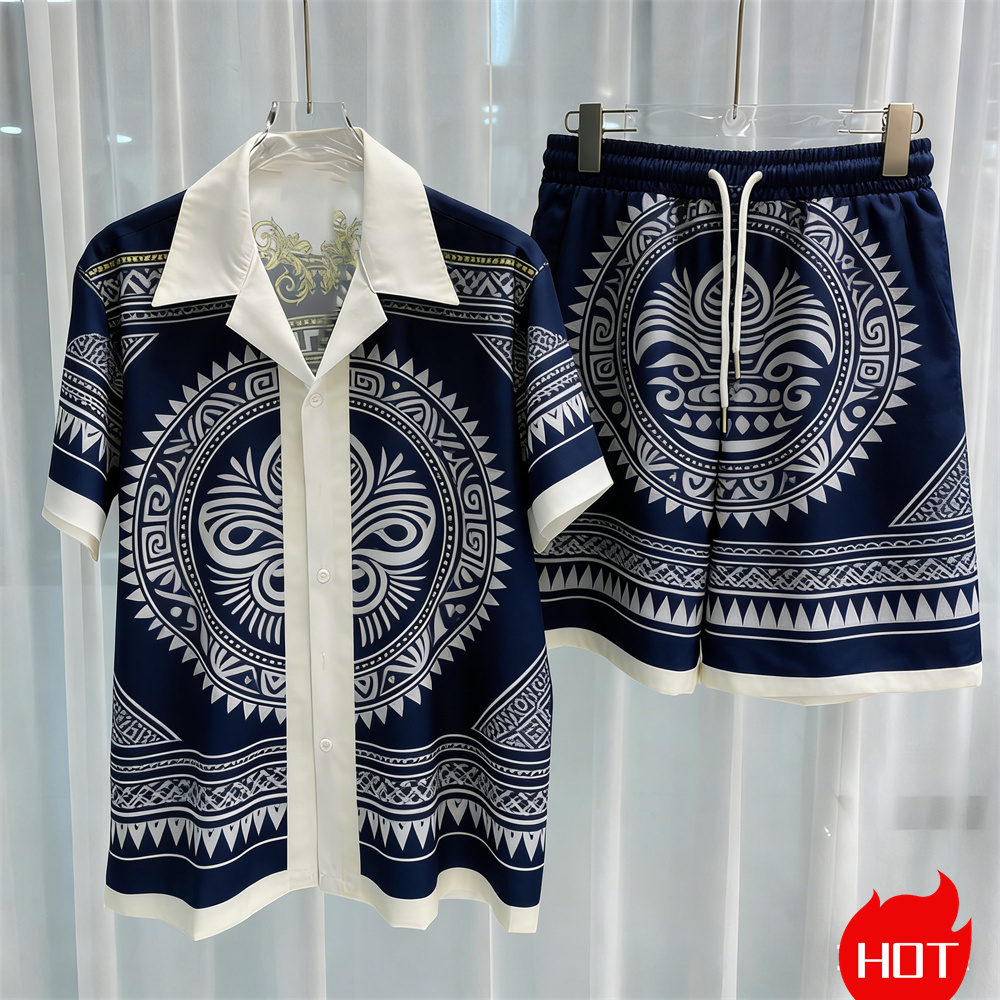 Summer Clothing Beach - Summer Men's Shirt Sets 3D Coconut
