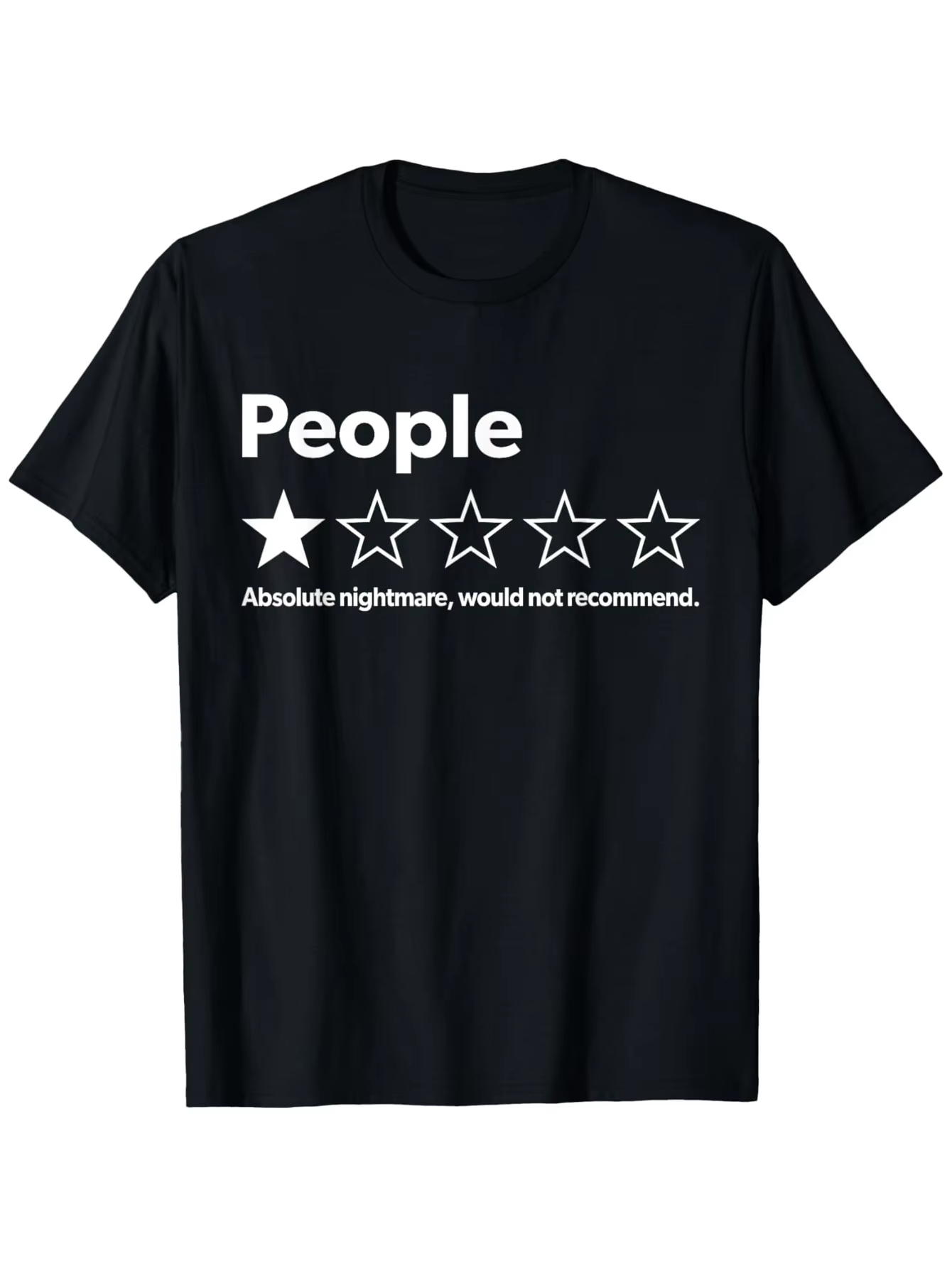 Summer Clothing Recommendations - Funny T-shirt Review: One-star Rating: An