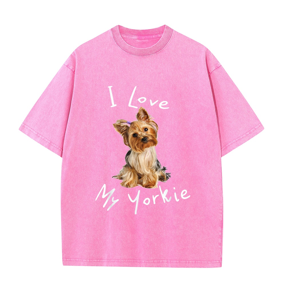 Summer Loving Kids Clothing - I Love My Yorkie T-Shirt Men