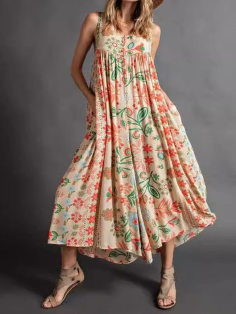 Summer Clothing In Winter - Fashion Print Jumpsuit For Women Casual