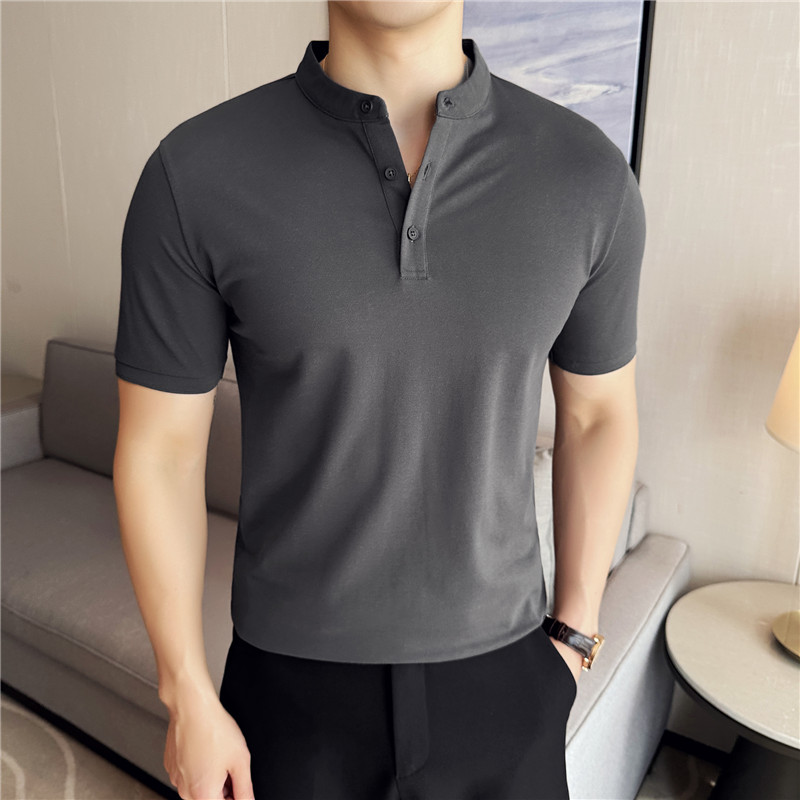 Men Short Sleeved Polo Shirt S - огляд і ціна Summer Light Clothing