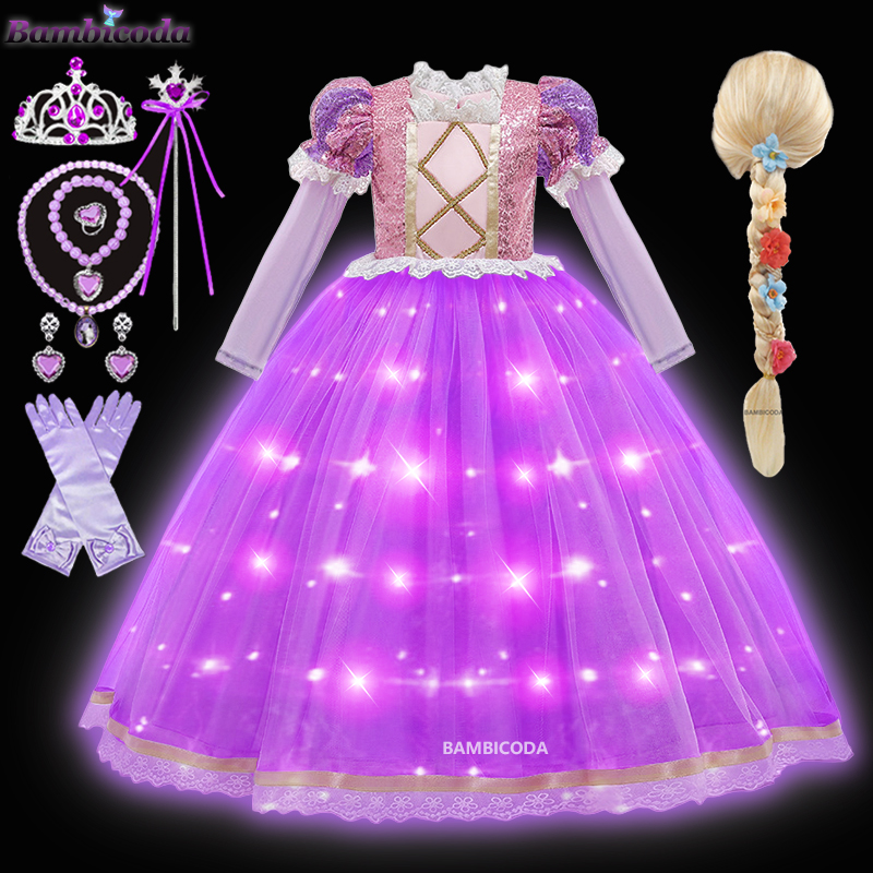 Princess Rapunzel  LED Light U - огляд і ціна Summer Light Clothing