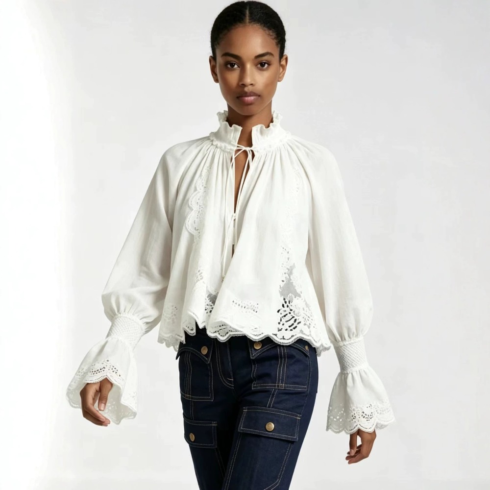 Customization Women's Vintage  - огляд і ціна Tie Front Shirt