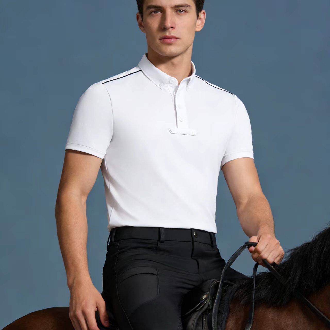 Men's equestrian top knitted p - огляд і ціна Summer Equestrian Clothing