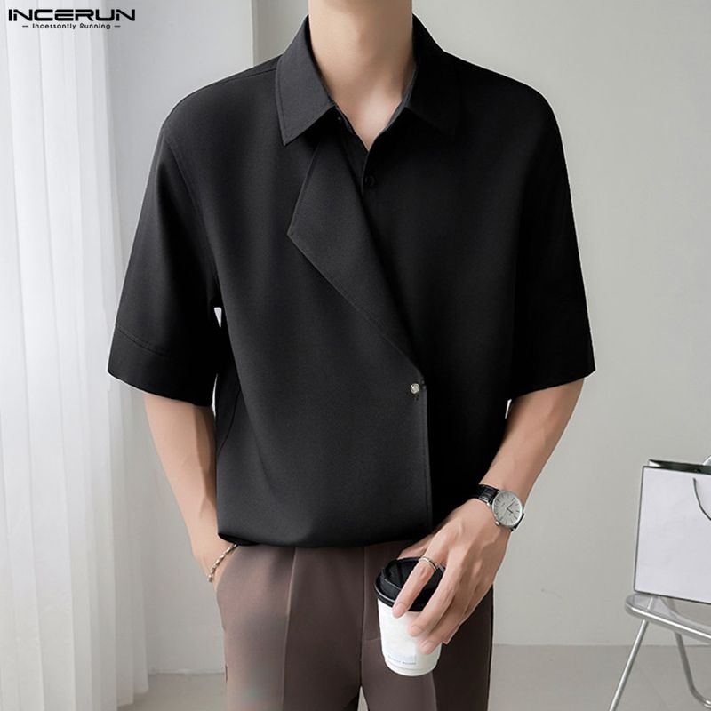 2026 Men Shirt Solid Color Lap - огляд і ціна Summer Clothing Colors 2026