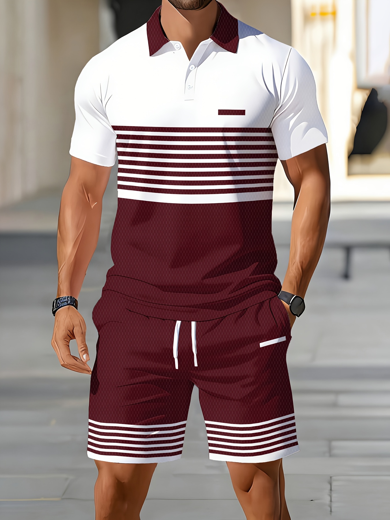2026 Summer Men's Polo Set - 3 - огляд і ціна Summer Clothing Patterns