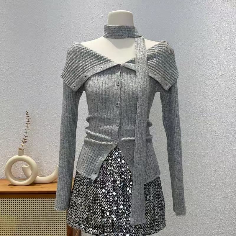 Y2K Korean Sweaters Turn-Down  - огляд і ціна Summer Jumper Clothing