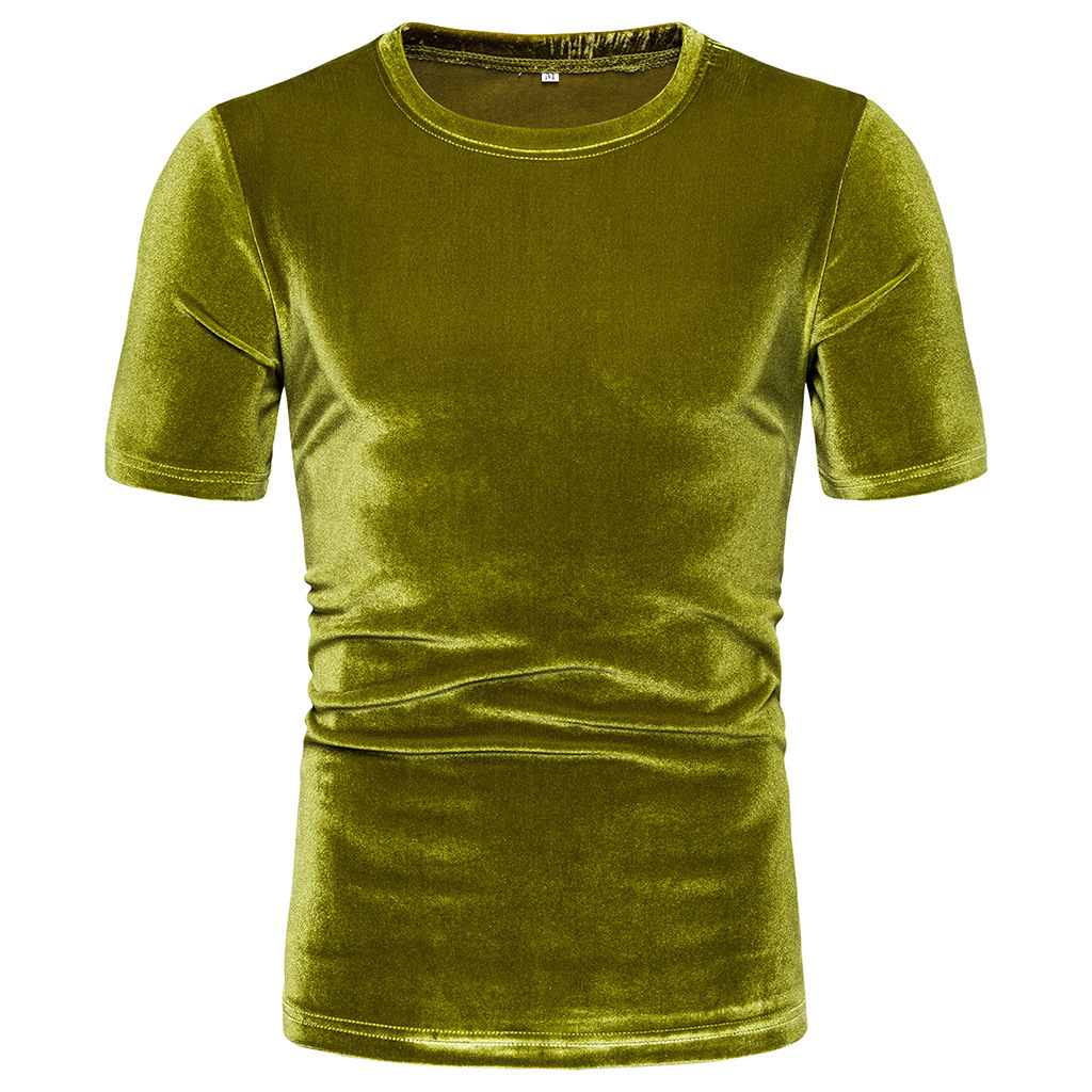 High Street Men Velvet T Shirt - огляд і ціна Summer Clothing Colors 2026