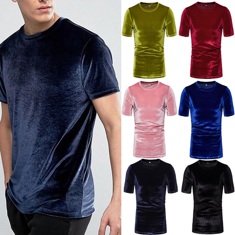High Street Men Velvet T Shirt - огляд і ціна Summer Clothing Colors 2026