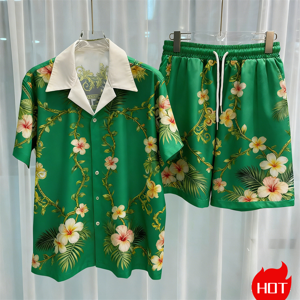 Summer Men's Shirt Sets 3D Coc - огляд і ціна Summer Clothing Beach