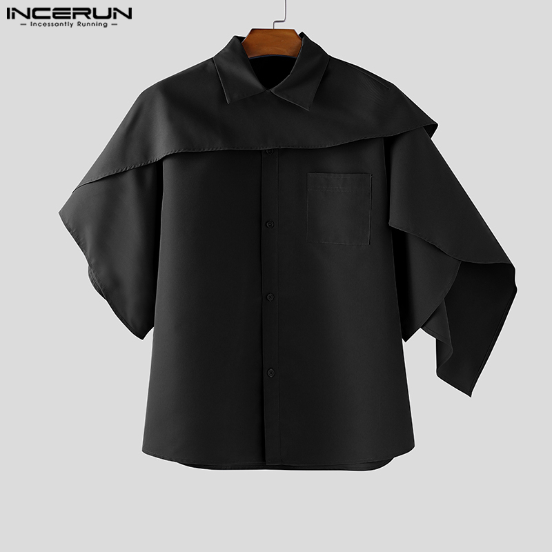 INCERUN Men Irregular Shirt So - огляд і ціна Summer Clothing Colors 2026