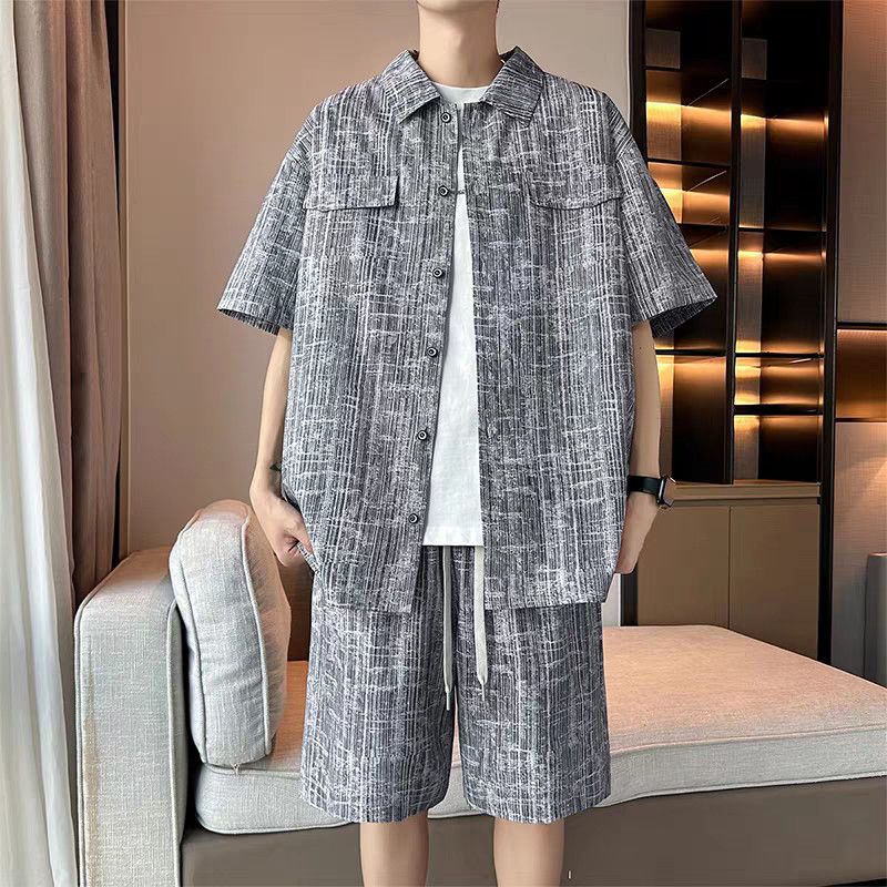 Men's Set Half Sleeve Shirt+ 5 - огляд і ціна Summer Clothing Beach