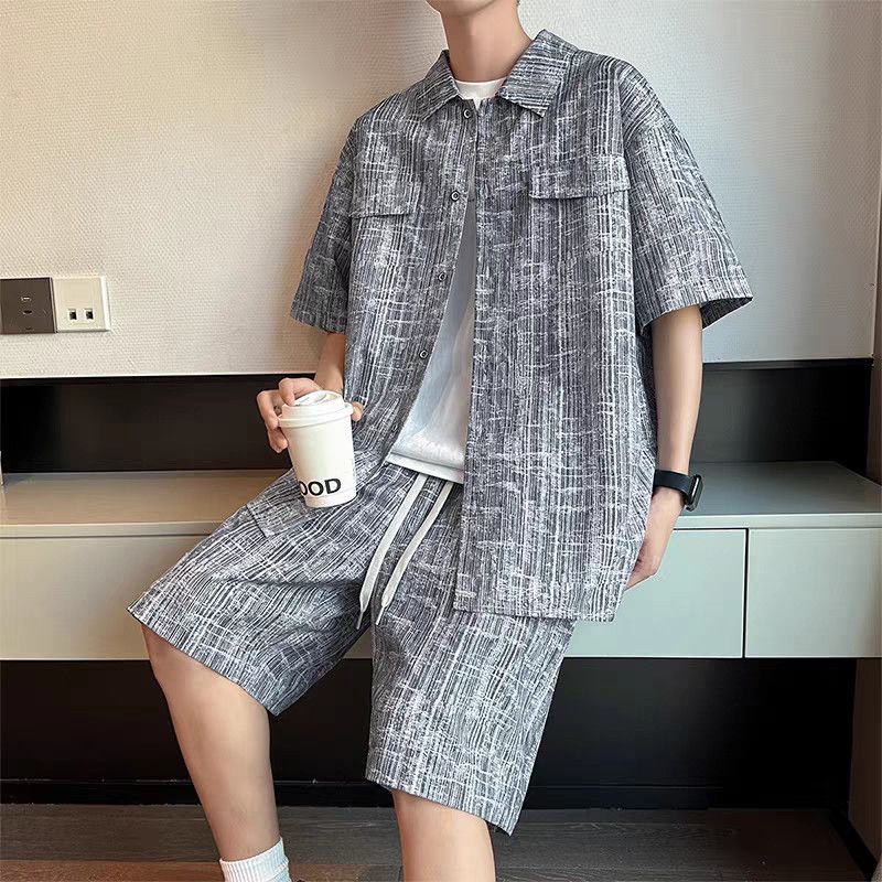 Men's Set Half Sleeve Shirt+ 5 - огляд і ціна Summer Clothing Beach