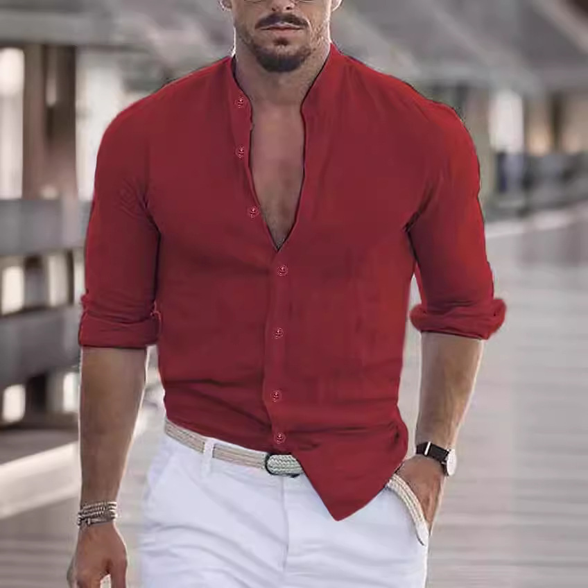 Blouse men 2026 casual new sum - огляд і ціна Summer Clothing Colors 2026