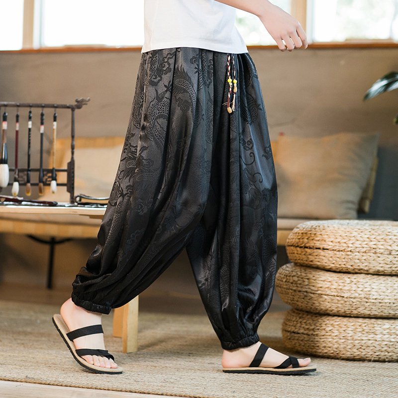 Men Wide Leg Pants Summer Ice  - огляд і ціна Summer Light Clothing