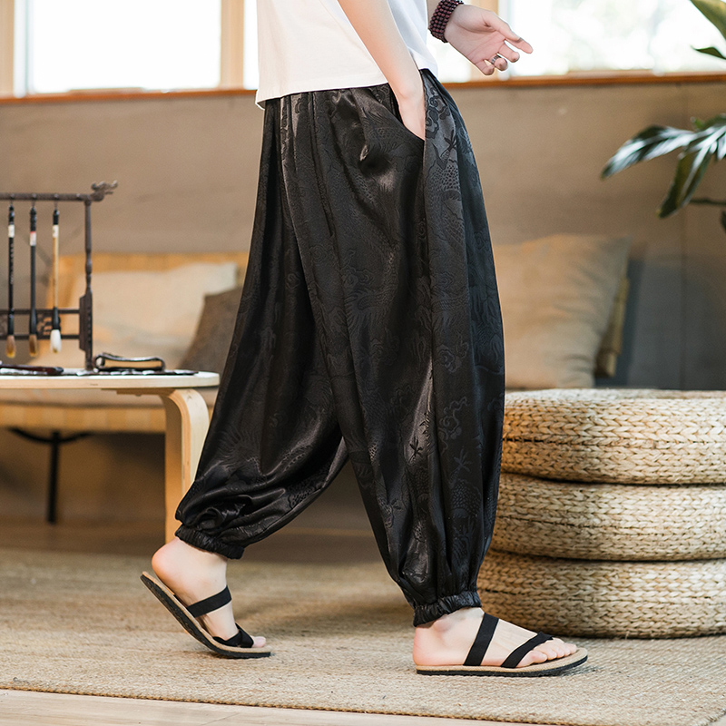 Men Wide Leg Pants Summer Ice  - огляд і ціна Summer Light Clothing