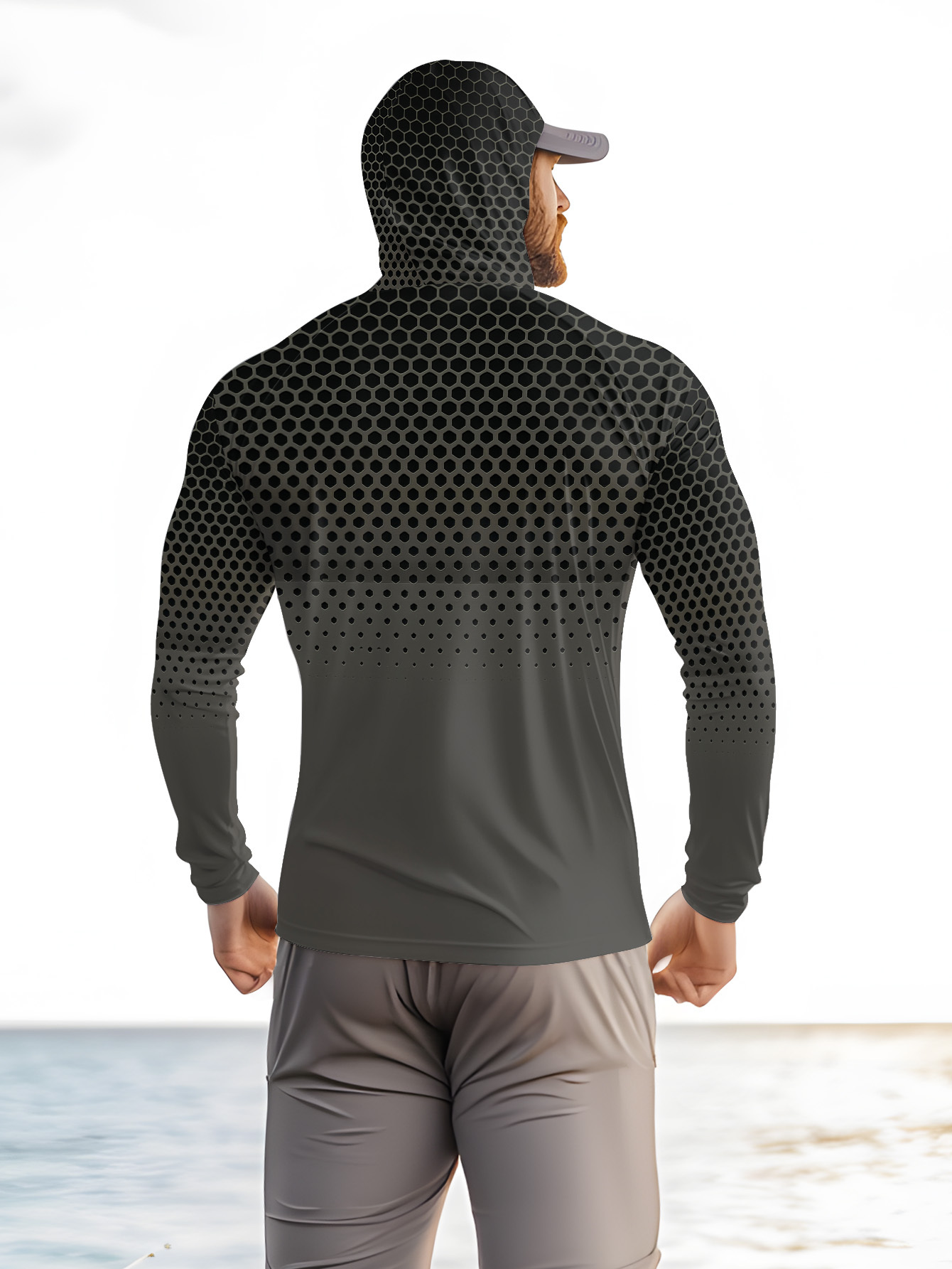 Men Summer UPF50+ Fishing Hood - огляд і ціна Summer Clothing Line