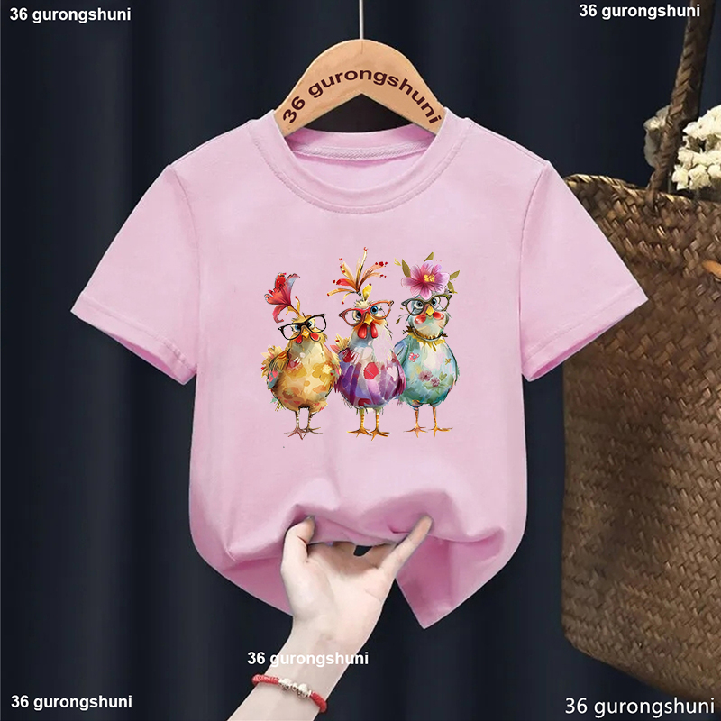 Lovely Chicken Flowers Printed - огляд і ціна Summer Loving Kids Clothing