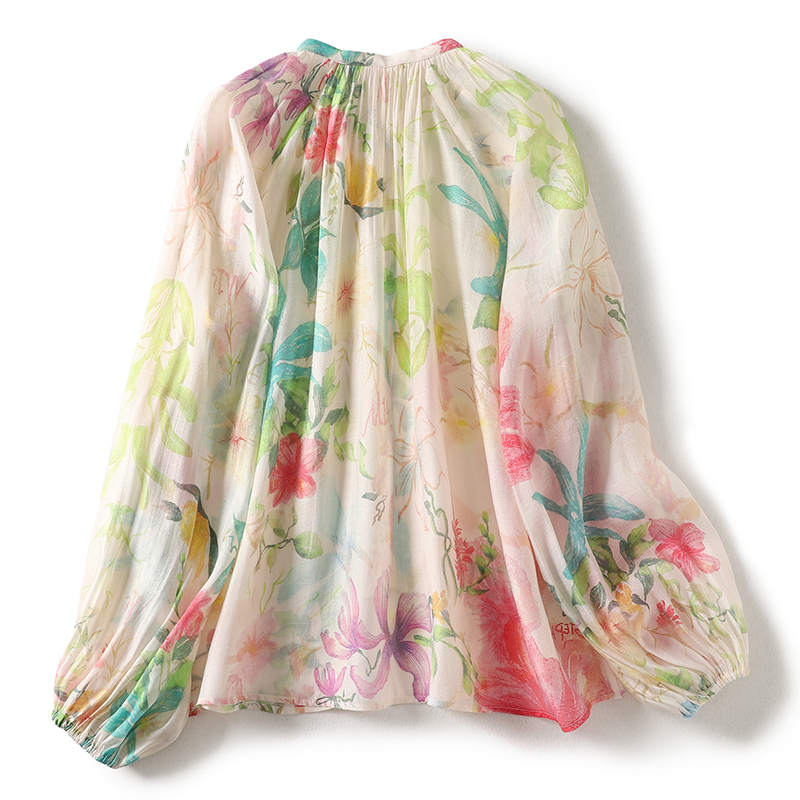 Holiday Beach Floral Boho Styl - огляд і ціна Tie Front Shirt