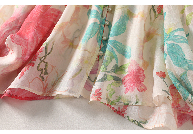 Holiday Beach Floral Boho Styl - огляд і ціна Tie Front Shirt
