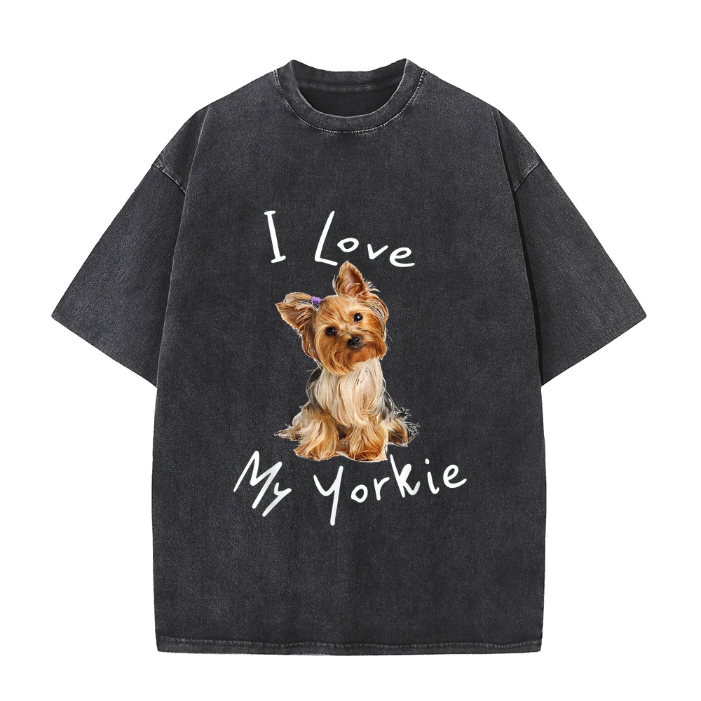 I Love My Yorkie T-Shirt Men M - огляд і ціна Summer Loving Kids Clothing