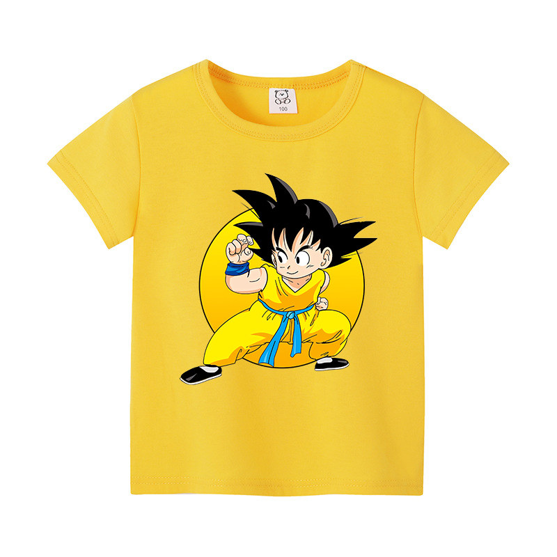 Dragon Ball Goku T-shirt Child - огляд і ціна Summer Clothing Boys