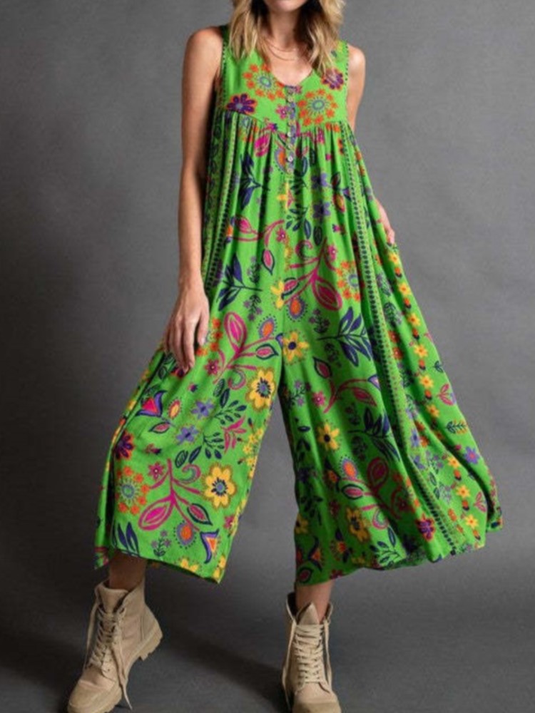 Fashion Print Jumpsuit For Wom - огляд і ціна Summer Clothing In Winter