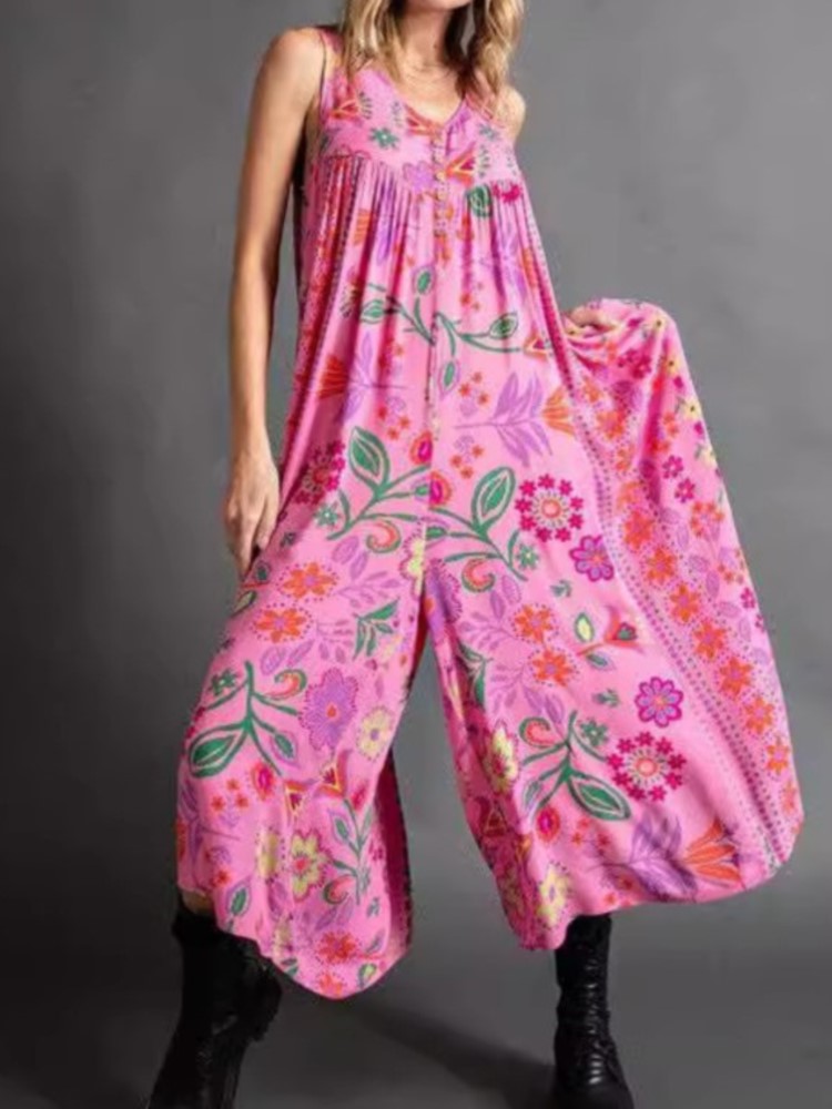 Fashion Print Jumpsuit For Wom - огляд і ціна Summer Clothing In Winter