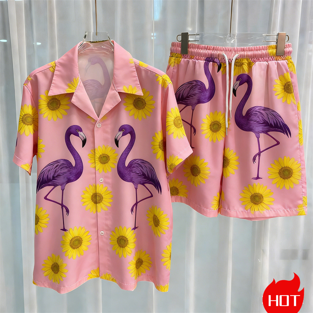 Summer Men's Shirt Sets Plants - огляд і ціна Summer Clothing Patterns