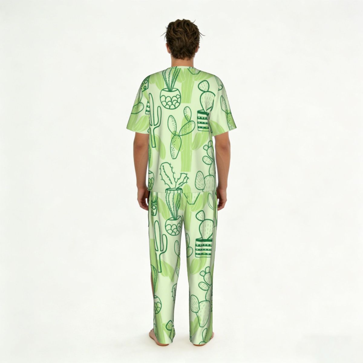 Men Pajamas Suit Short Sleeved - огляд і ціна Summer Clothing Patterns