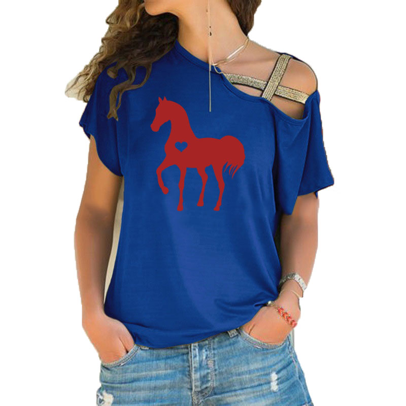Summer New Heart horse tshirt  - огляд і ціна Summer Equestrian Clothing