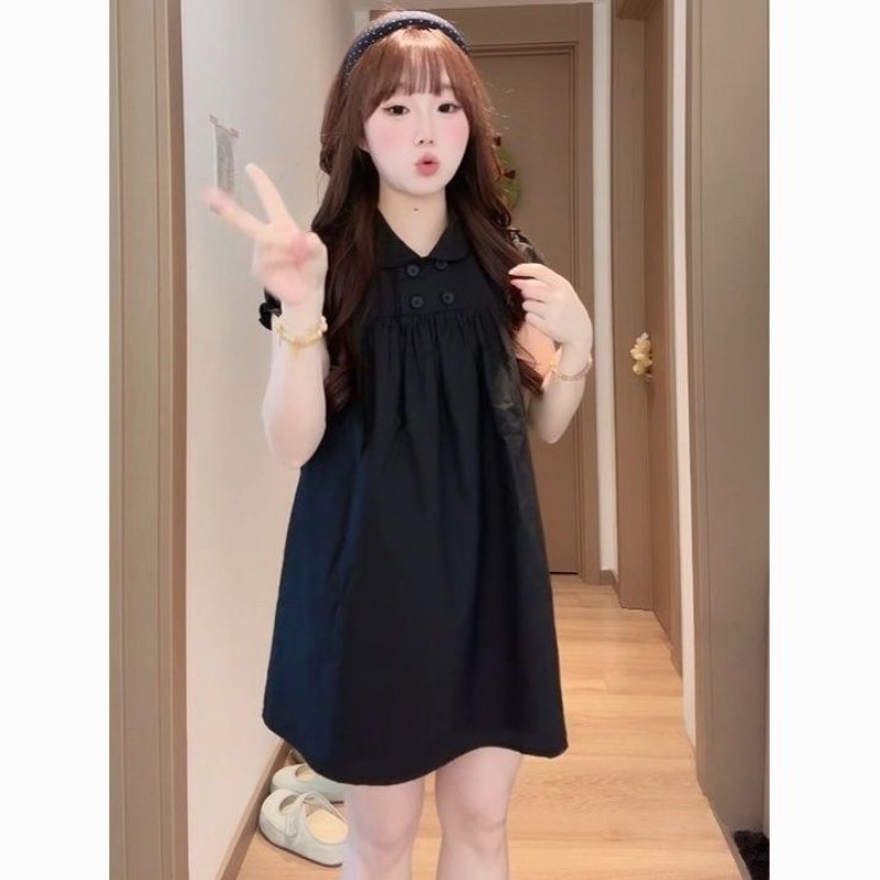 Doll Collar A-word Dress Looks - огляд і ціна Summer Clothing New Look