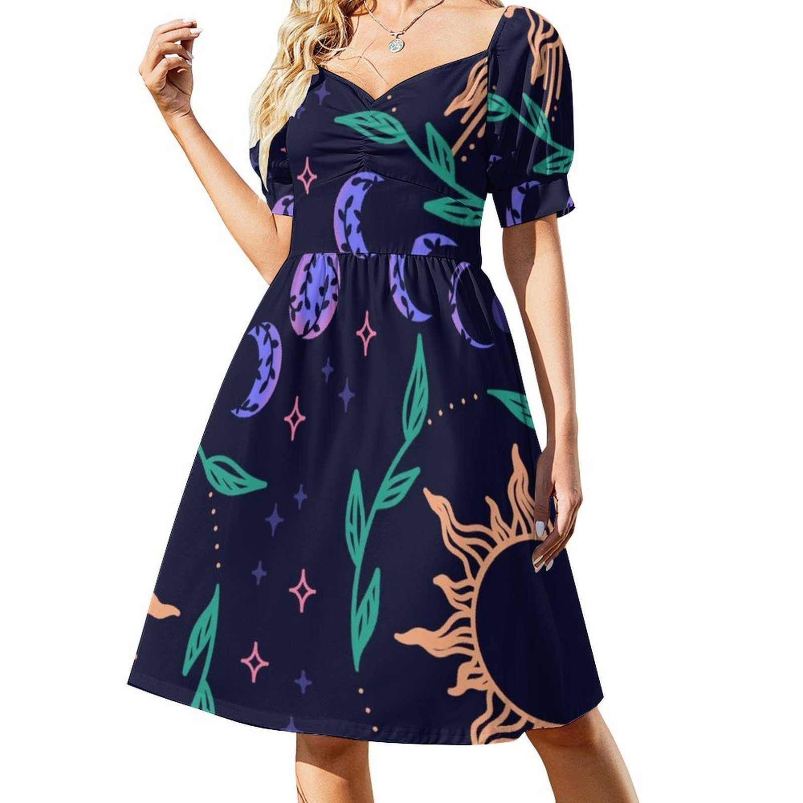 Seamless Moon Phases Sun Stars - огляд і ціна Summer Clothing Patterns