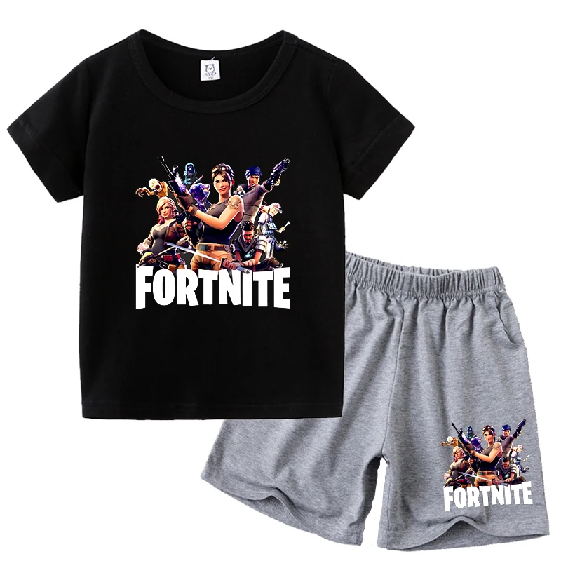 FortnitesT-shirt Shorts for Bo - огляд і ціна Summer Clothing Gifts