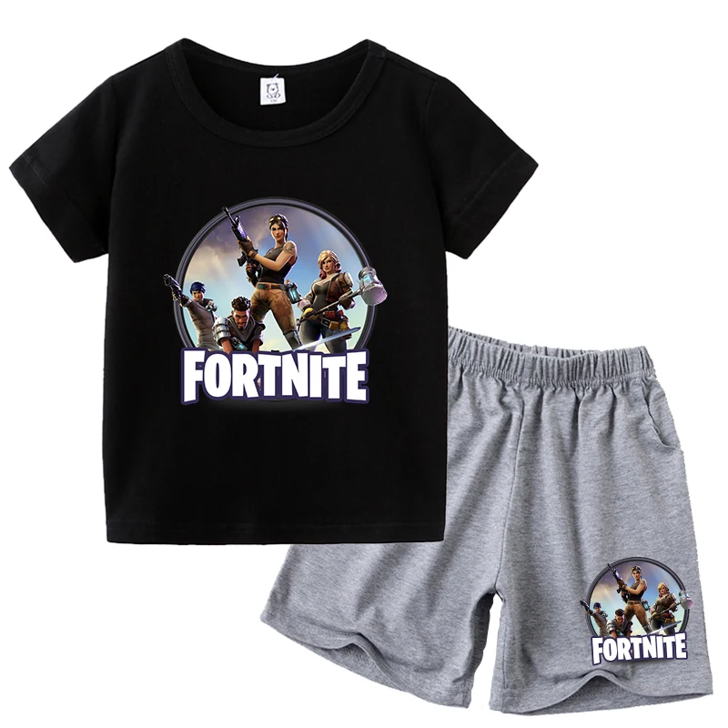 FortnitesT-shirt Shorts for Bo - огляд і ціна Summer Clothing Gifts