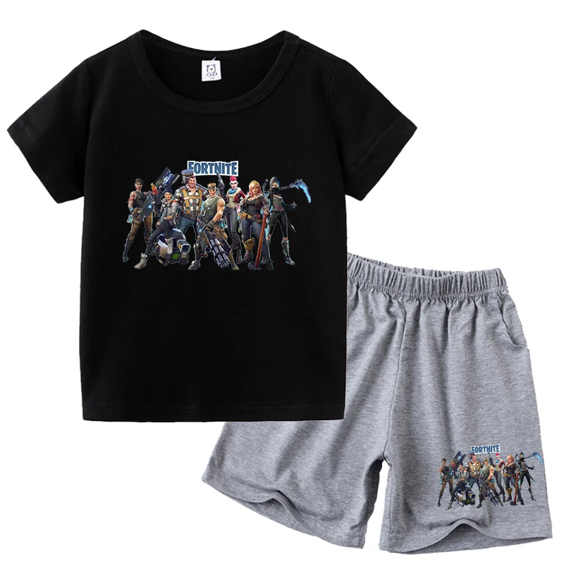 FortnitesT-shirt Shorts for Bo - огляд і ціна Summer Clothing Gifts