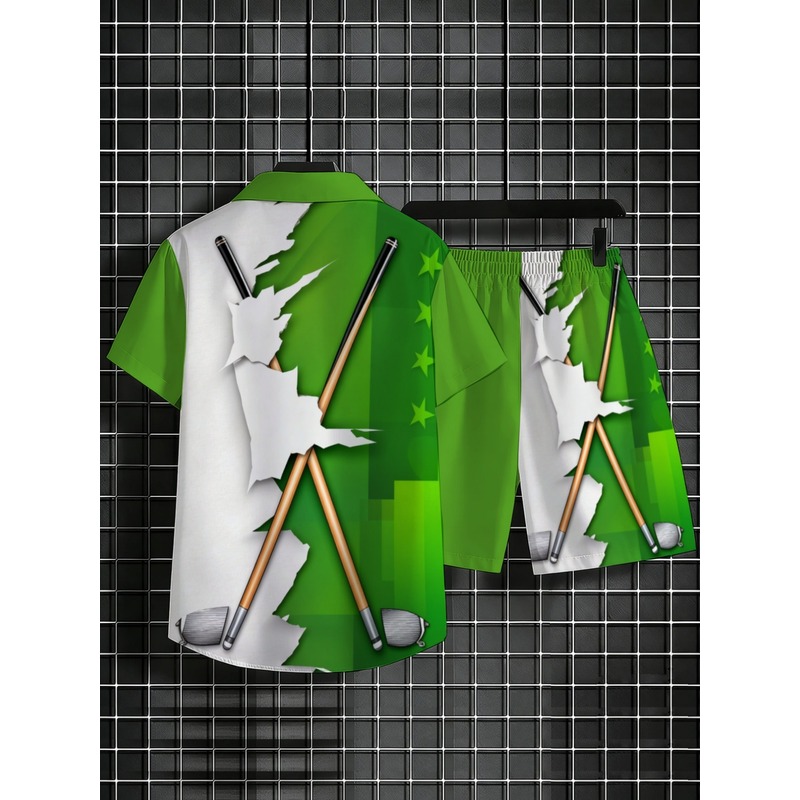 Men's Lightweight Casual Green - огляд і ціна Summer Clothing Beach